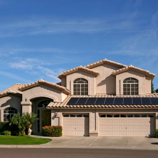 El Dorado Hills California home with solar